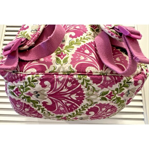 Vera Bradley Backpack Julep Tulip Quilted Laptop Bag 17"x12" Colorful and Floral - Picture 10 of 14